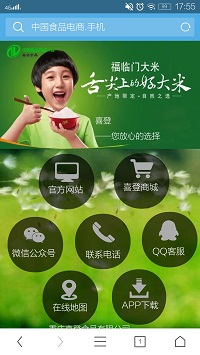 中国食品电商.手机