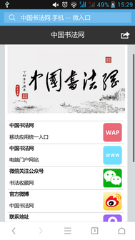 中国书法网.手机